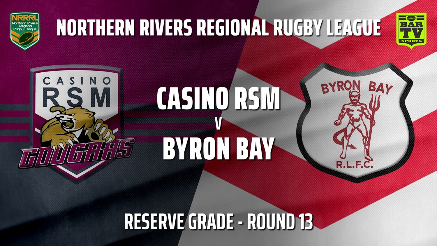 210801-Northern Rivers Round 13 - Reserve Grade - Casino RSM Cougars v Byron Bay Red Devils Slate Image