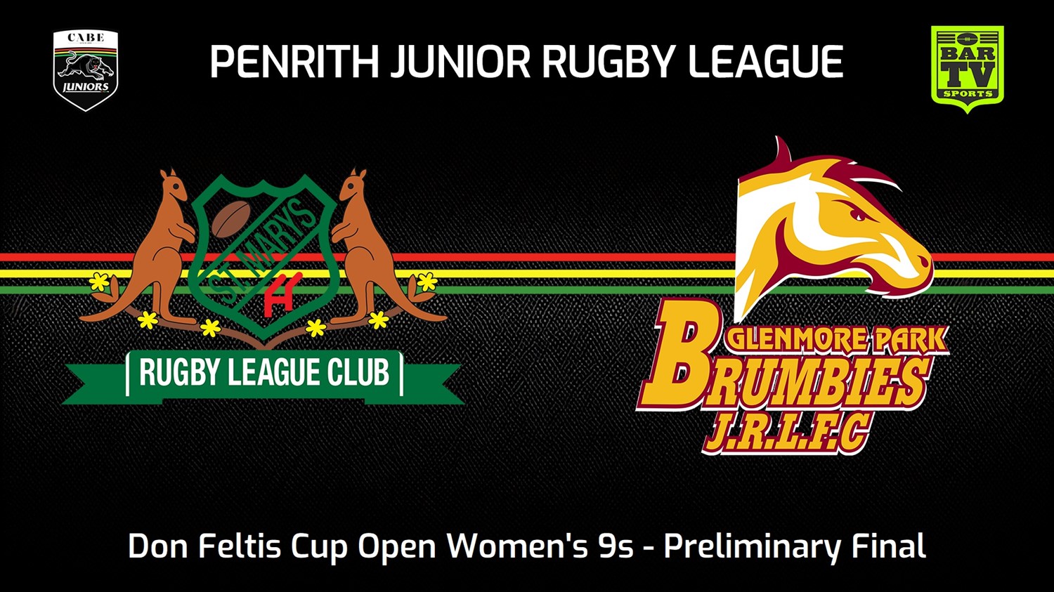 240901-video-Penrith & District Junior Rugby League Preliminary Final - Don Feltis Cup Open Women's 9s - St Marys v Glenmore Park Brumbies Slate Image