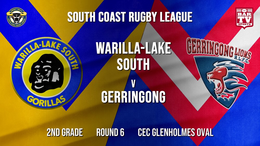 Group 7 RL Round 6 - 2nd Grade - Warilla-Lake South v Gerringong Slate Image
