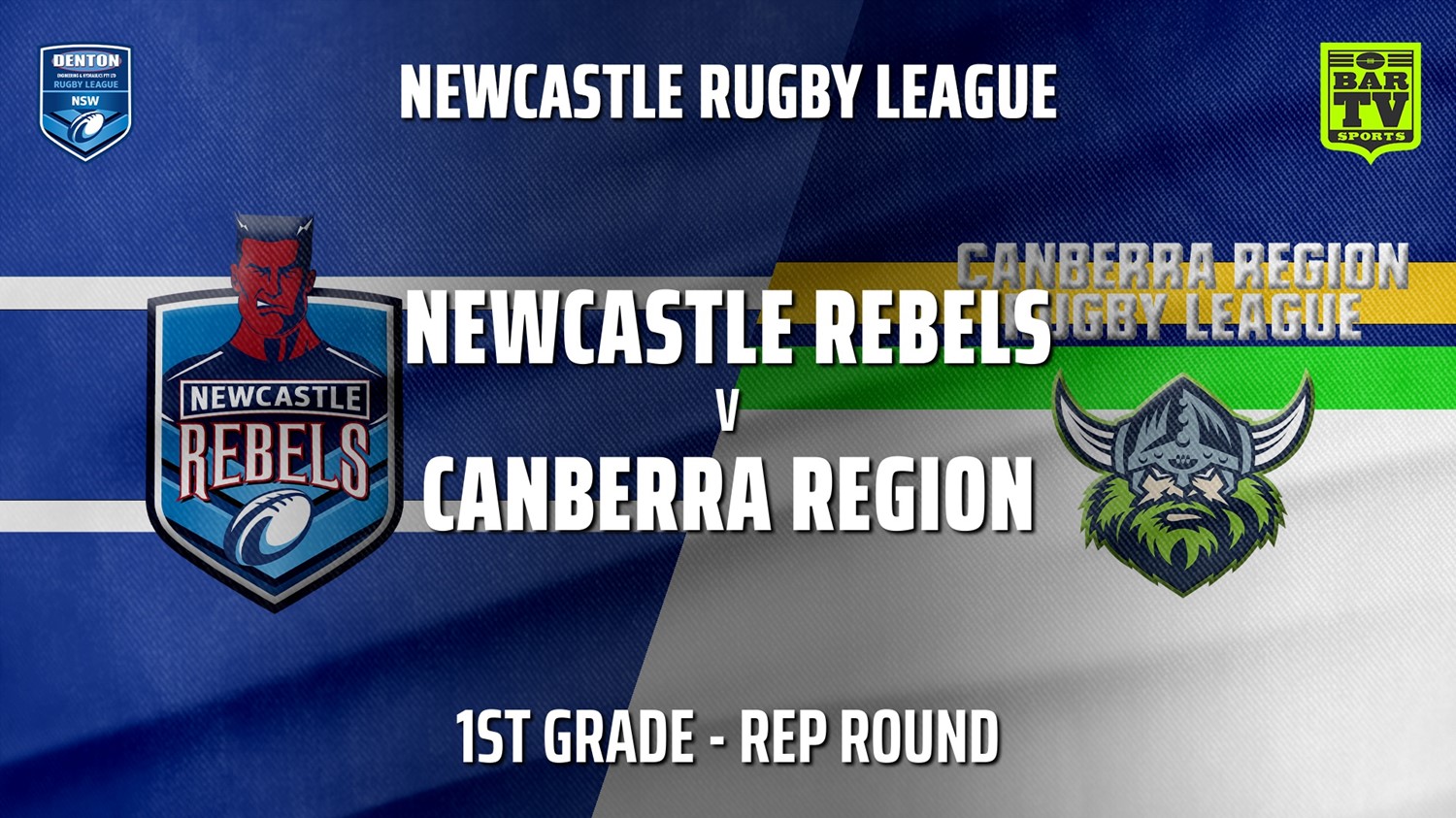 210626-Newcastle Rep Round - 1st Grade - Newcastle Rebels v Canberra Region Rugby League Minigame Slate Image