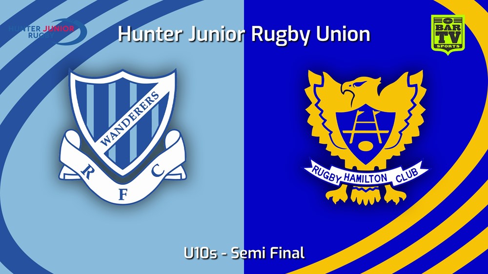 230826-Hunter Junior Rugby Union Semi Final - U10s - Wanderers v Hamilton Hawks Slate Image