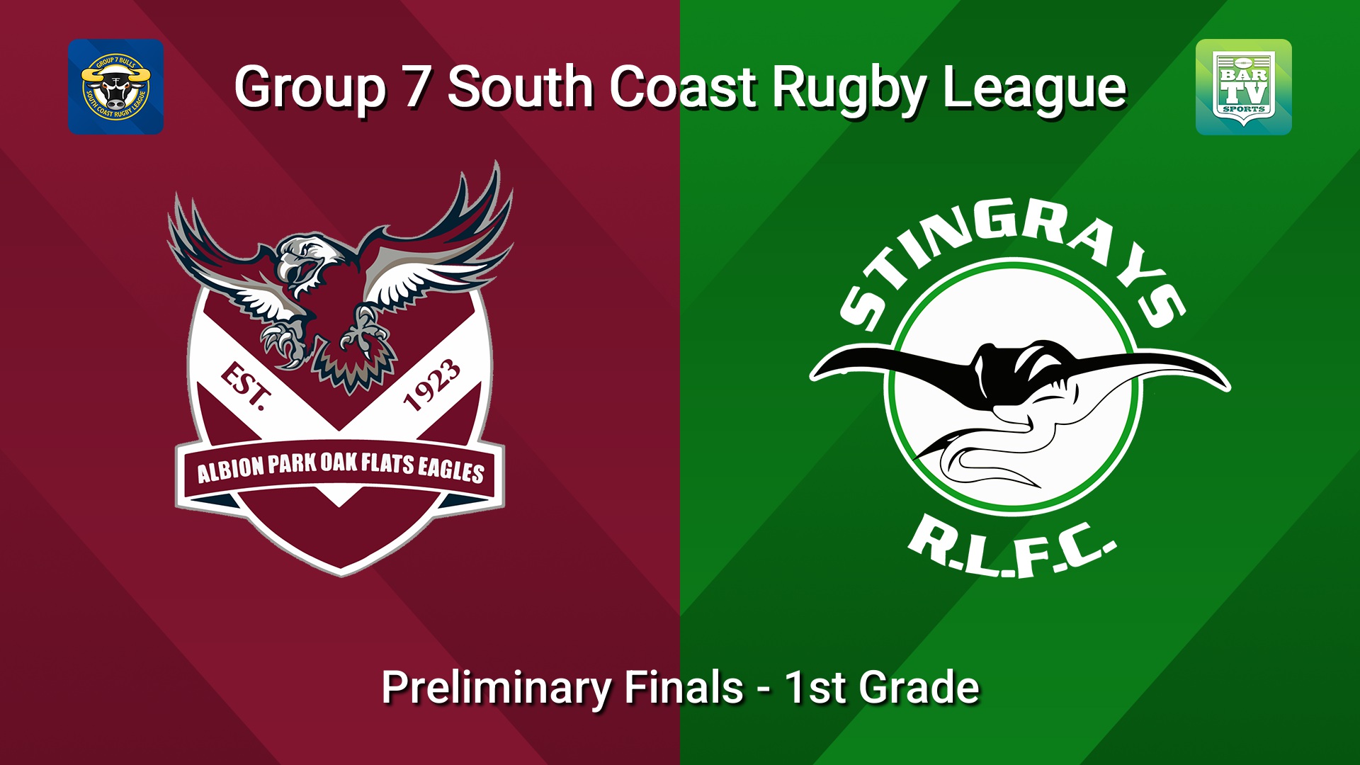 260919-video-South Coast Preliminary Finals - 1st Grade - Albion Park Oak Flats v Stingrays of Shellharbour Slate Image