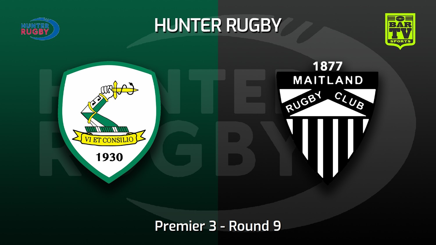 MINI GAME: Hunter Rugby Round 9 - Premier 3 - Merewether Carlton v Maitland Slate Image
