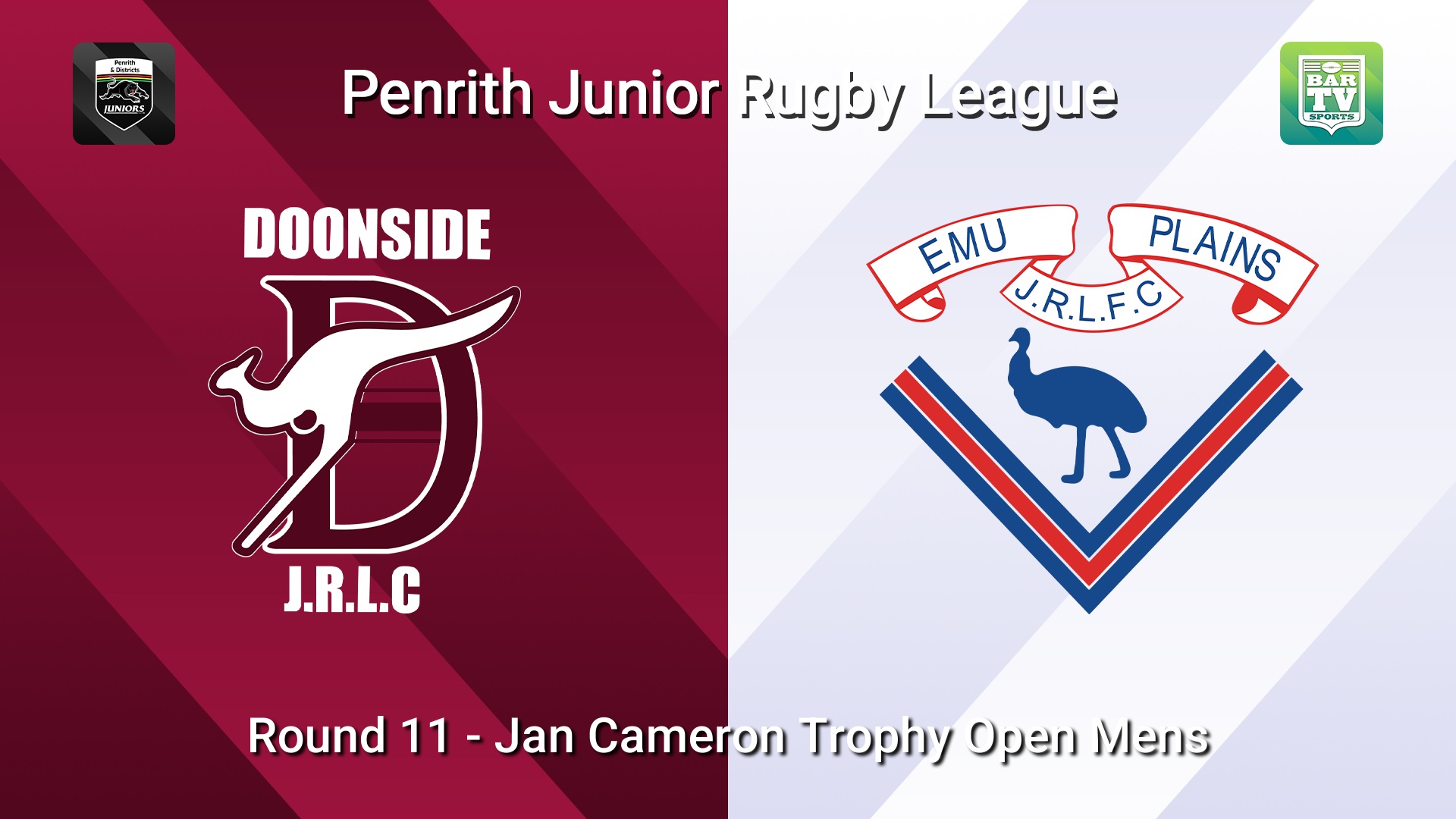 260704-video-Penrith & District Junior Rugby League Round 11 - Jan Cameron Trophy Open Mens - Doonside v Emu Plains Slate Image