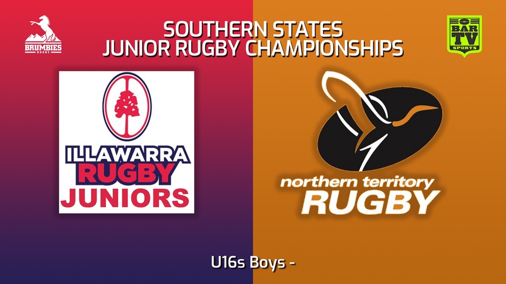 230713-Southern States Junior Rugby Championships U16s Boys - Illawarra Rugby v Northern Territory Rugby Slate Image