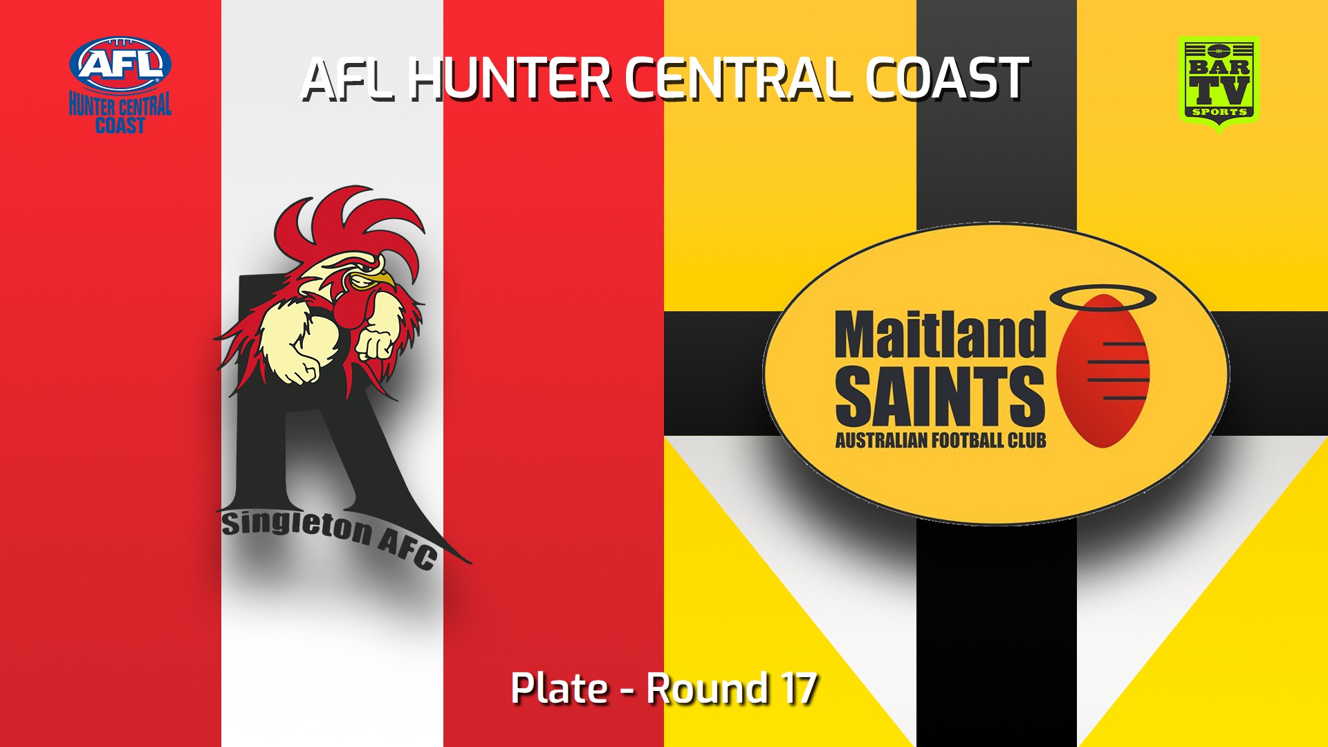 240810-video-AFL Hunter Central Coast Round 17 - Plate - Singleton Roosters v Maitland Saints Minigame Slate Image