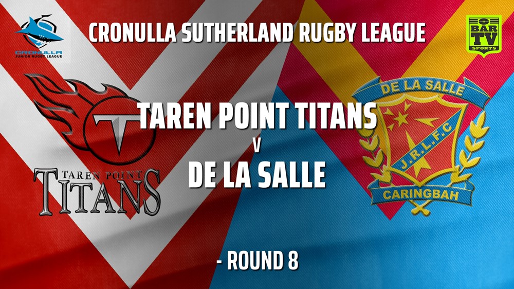 MINI GAME: Cronulla Juniors - Under 11 Silver Round 8 - Taren Point Titans v De La Salle Slate Image