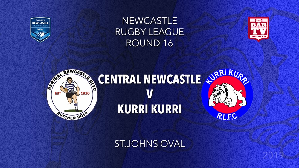 Newcastle Rugby League Round 16 - 1st Grade - Central Newcastle v Kurri Kurri Bulldogs Slate Image