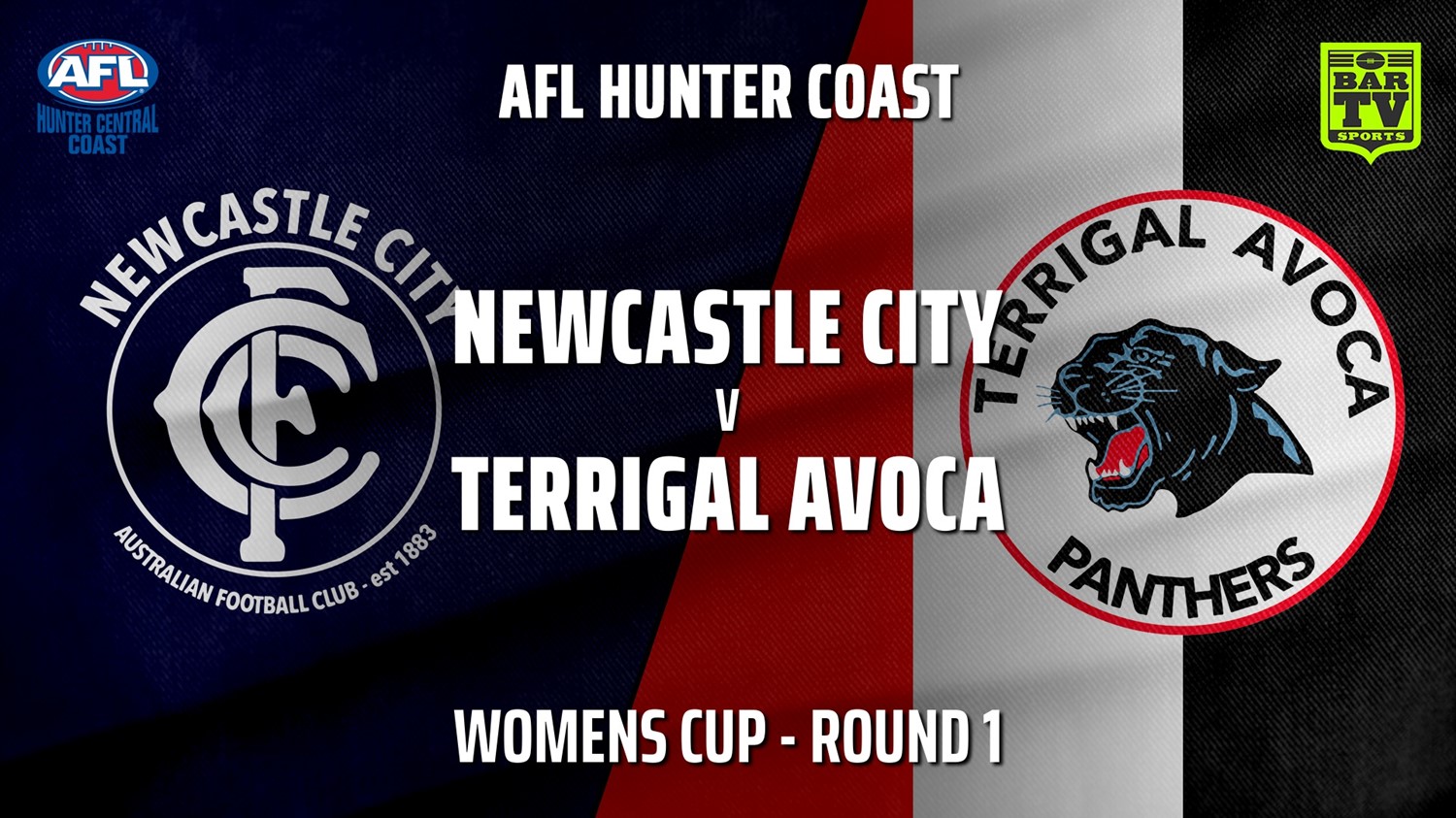 AFL HCC Round 1 - Womens Cup - Newcastle City  v Terrigal Avoca Panthers Minigame Slate Image
