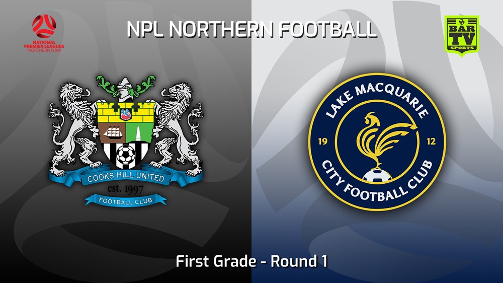 230304-NNSW NPLM Round 1 - Cooks Hill United FC v Lake Macquarie City FC Slate Image
