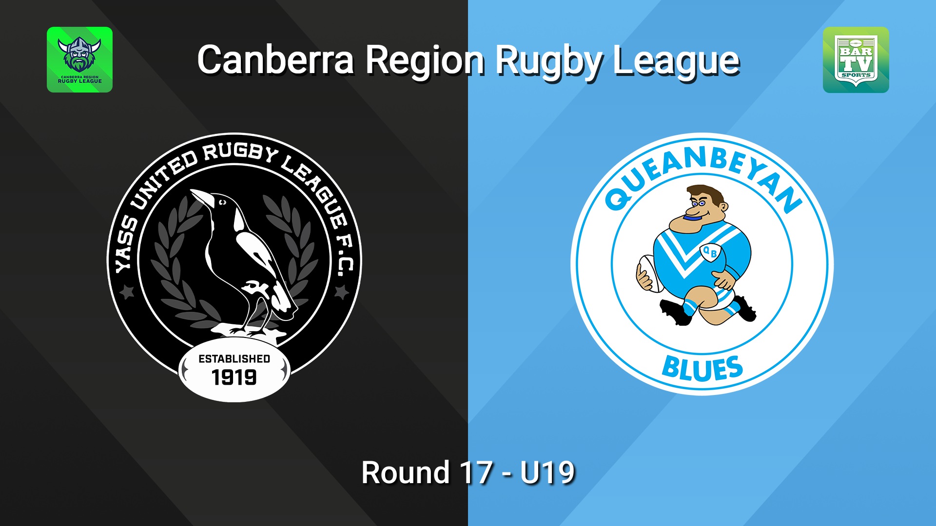 260815-video-Canberra Round 17 - U19 - Yass Magpies v Queanbeyan Blues Slate Image