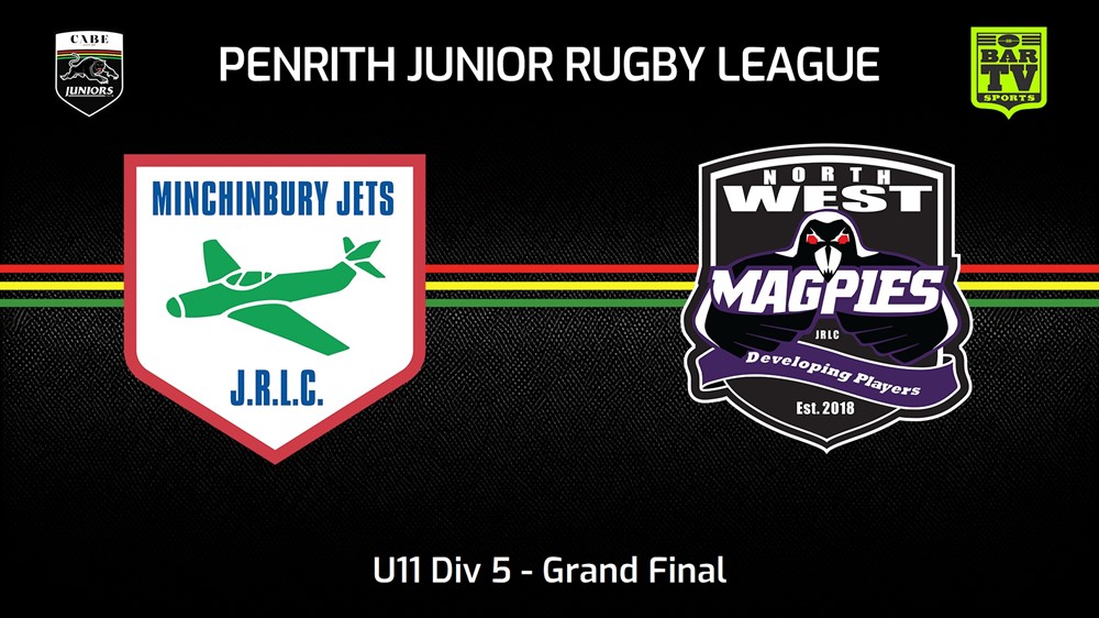 230819-Penrith & District Junior Rugby League Grand Final - U11 Div 5 - Minchinbury v North West Magpies Slate Image