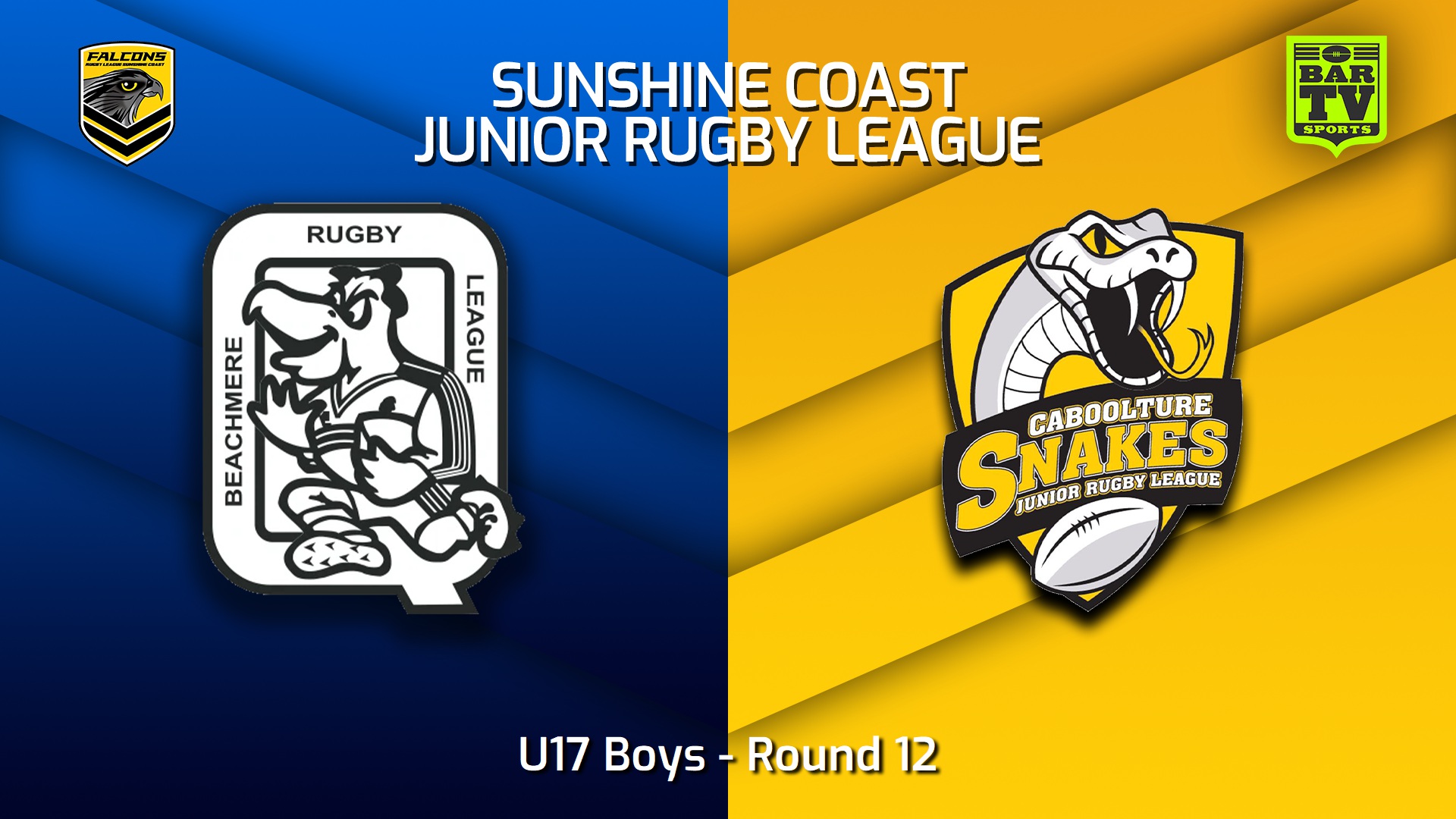 Sunshine Coast Junior Rugby League Round 12 U17 Boys Beachmere