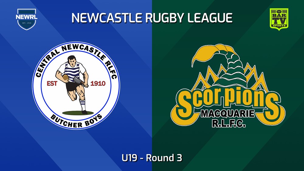 240425-video-Newcastle RL Round 3 - U19 - Central Newcastle Butcher Boys v Macquarie Scorpions Minigame Slate Image