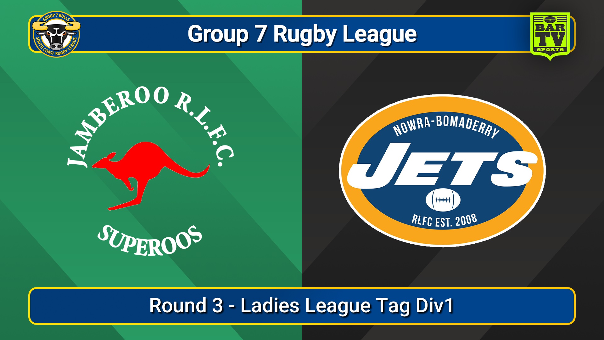 250426-video-South Coast Round 3 - Ladies League Tag Div1 - Jamberoo Superoos v Nowra-Bomaderry  Slate Image