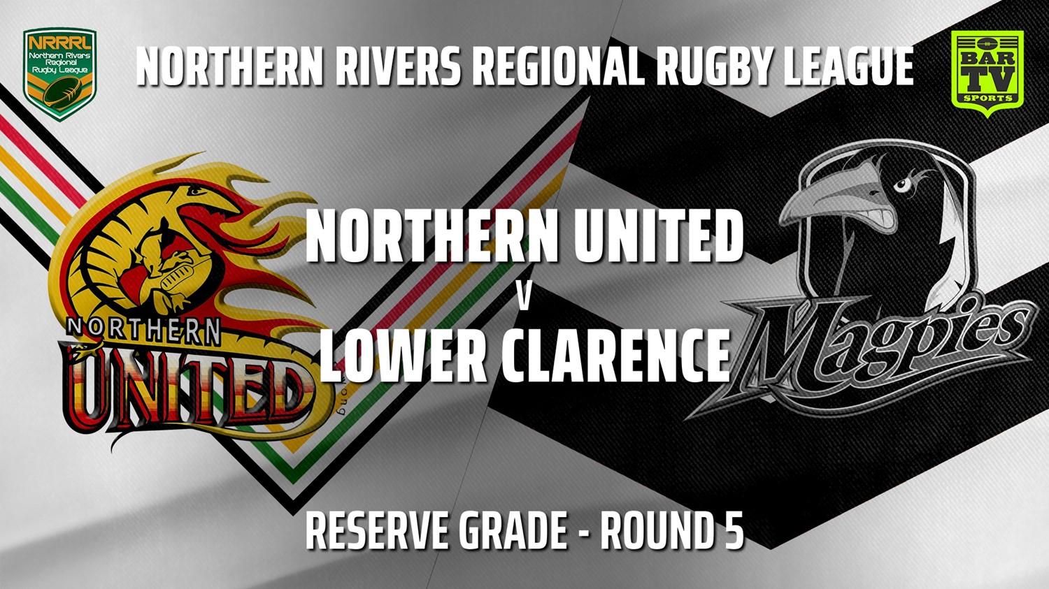 210530-NRRRL Round 5 - Reserve Grade - Northern United v Lower Clarence Magpies Slate Image