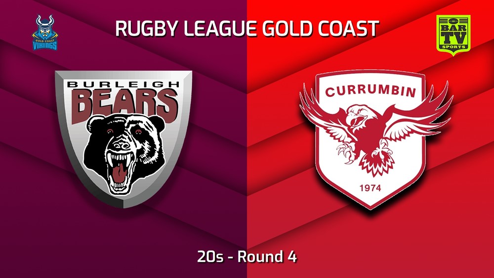 230513-Gold Coast Round 4 - 20s - Burleigh Bears v Currumbin Eagles Slate Image