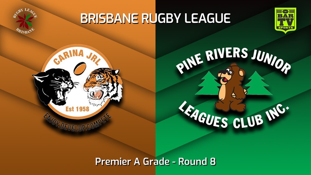230520-BRL Round 8 - Premier A Grade - Carina Juniors v Pine Rivers Bears Minigame Slate Image