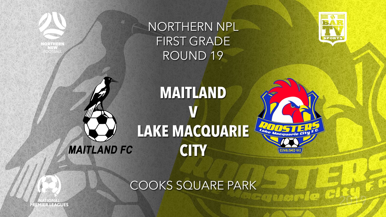NPL - NNSW Round 19 - Maitland FC v Lake Macquarie City FC Minigame Slate Image