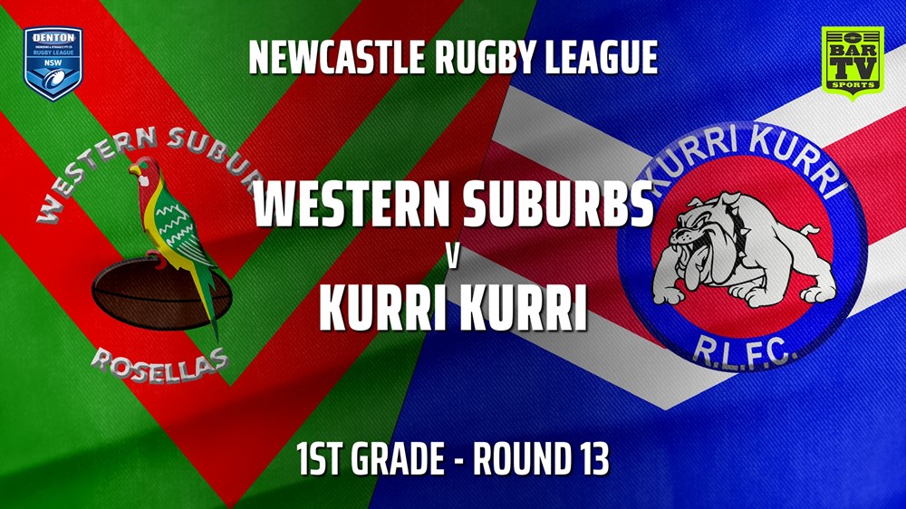 210703-Newcastle Round 13 - 1st Grade - Western Suburbs Rosellas v Kurri Kurri Bulldogs Slate Image