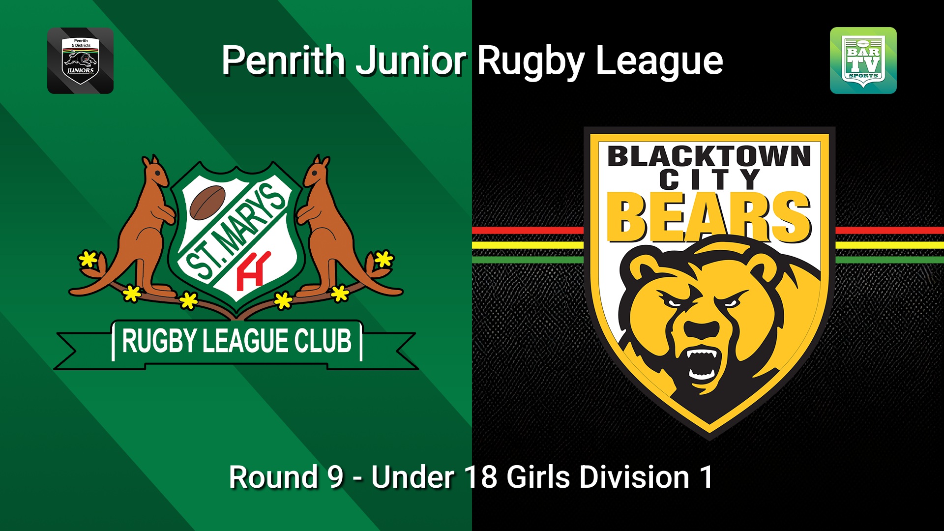 260627-video-Penrith & District Junior Rugby League Round 9 - Under 18 Girls Division 1 - St Marys v Blacktown City Slate Image