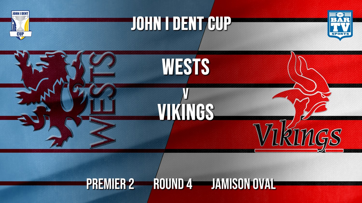 John I Dent Round 4 - Premier 2 - Wests Lions v Tuggeranong Vikings Minigame Slate Image