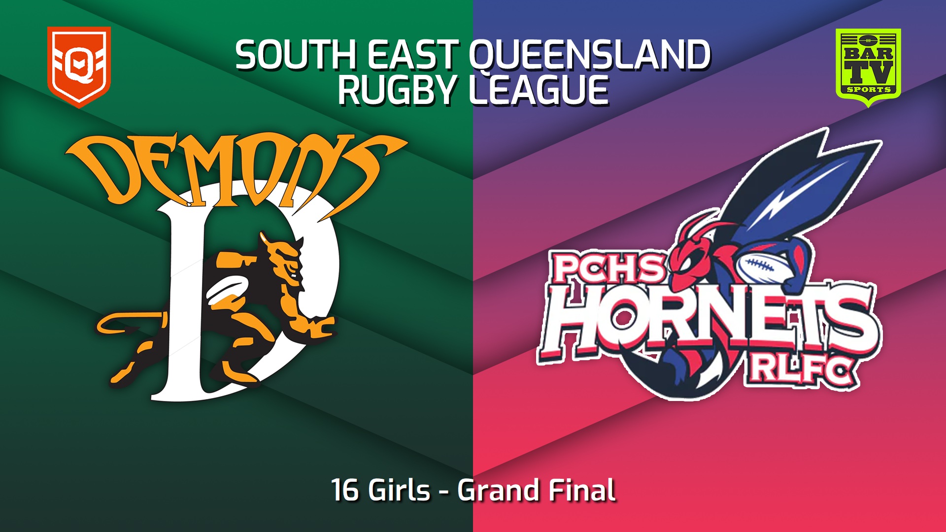 220813-QRL South East Region Juniors Grand Final - 16 Girls - Waterford Demons Juniors v Pine Central Hornets Slate Image