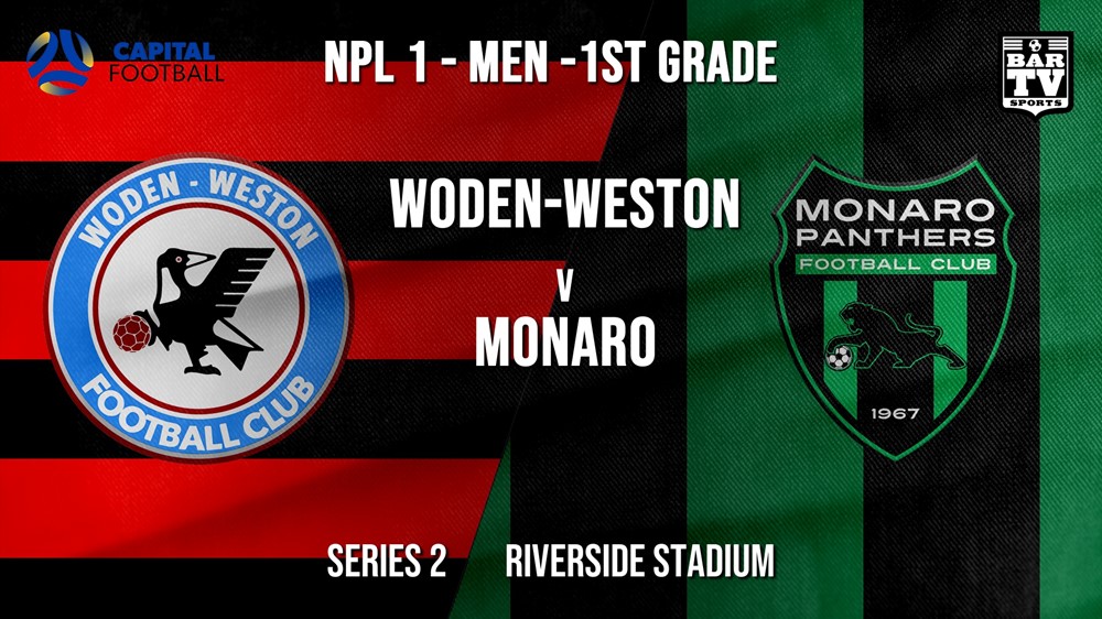 NPL - CAPITAL Series 2 - Woden-Weston FC v Monaro Panthers FC Slate Image