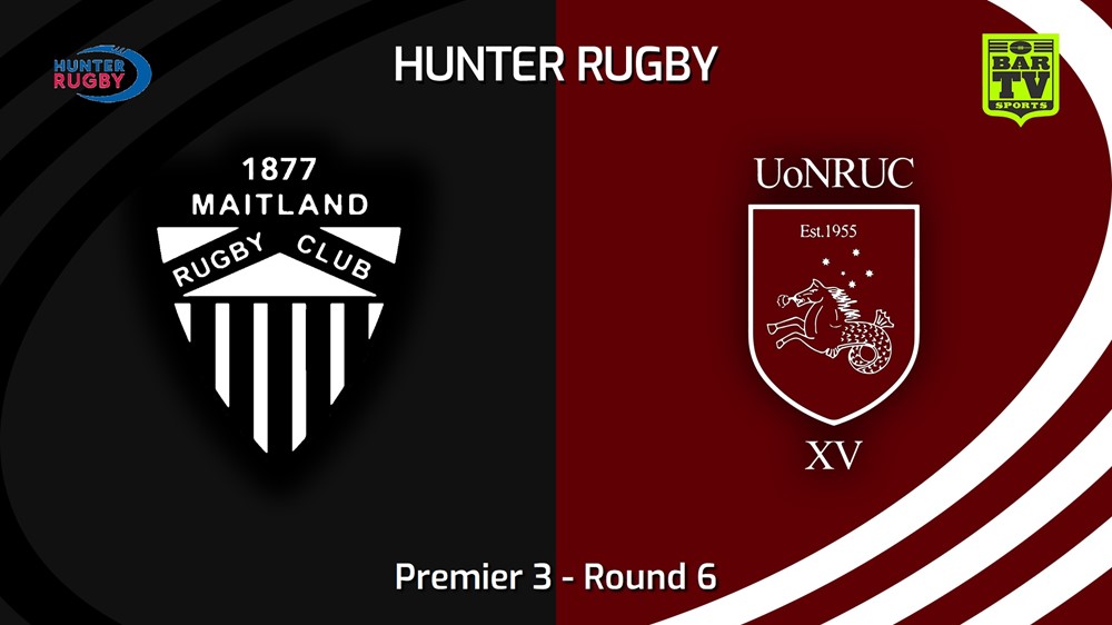 230520-Hunter Rugby Round 6 - Premier 3 - Maitland v University Of Newcastle Slate Image