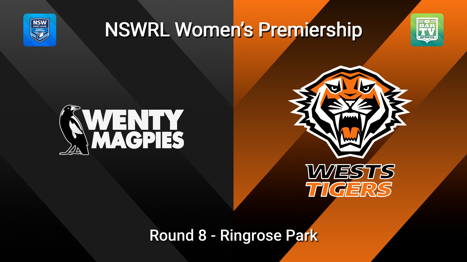 260808-video-NSW Women's Premiership Round 8 - Wentworthville Magpies  v Wests Tigers Slate Image