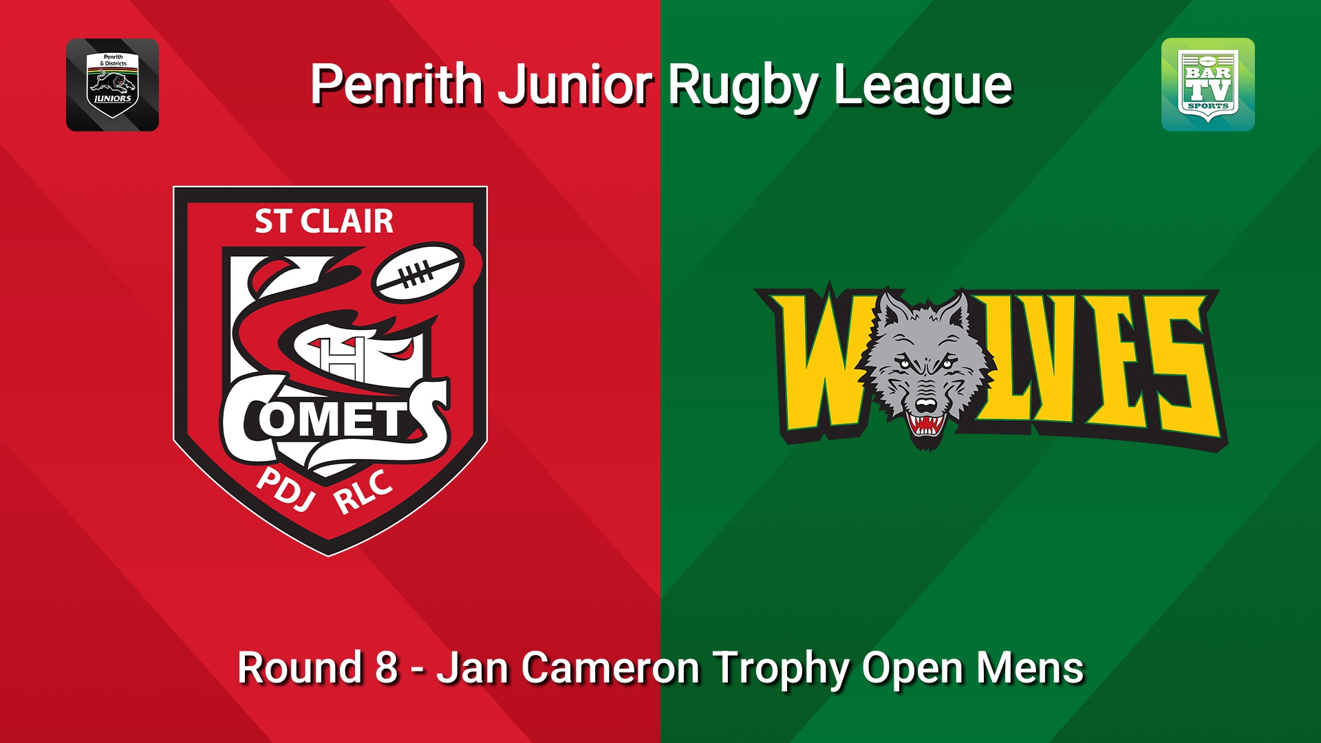 260614-video-Penrith & District Junior Rugby League Round 8 - Jan Cameron Trophy Open Mens - St Clair v Windsor Wolves Slate Image