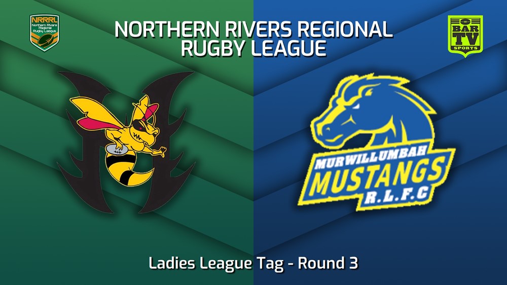 230430-Northern Rivers Round 3 - Ladies League Tag - Cudgen Hornets v Murwillumbah Mustangs Slate Image