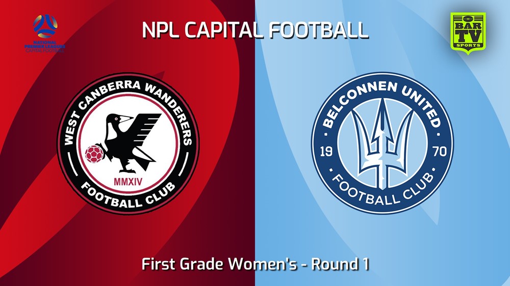 240404-Capital Womens Round 1 - West Canberra Wanderers FC W v Belconnen United W Slate Image
