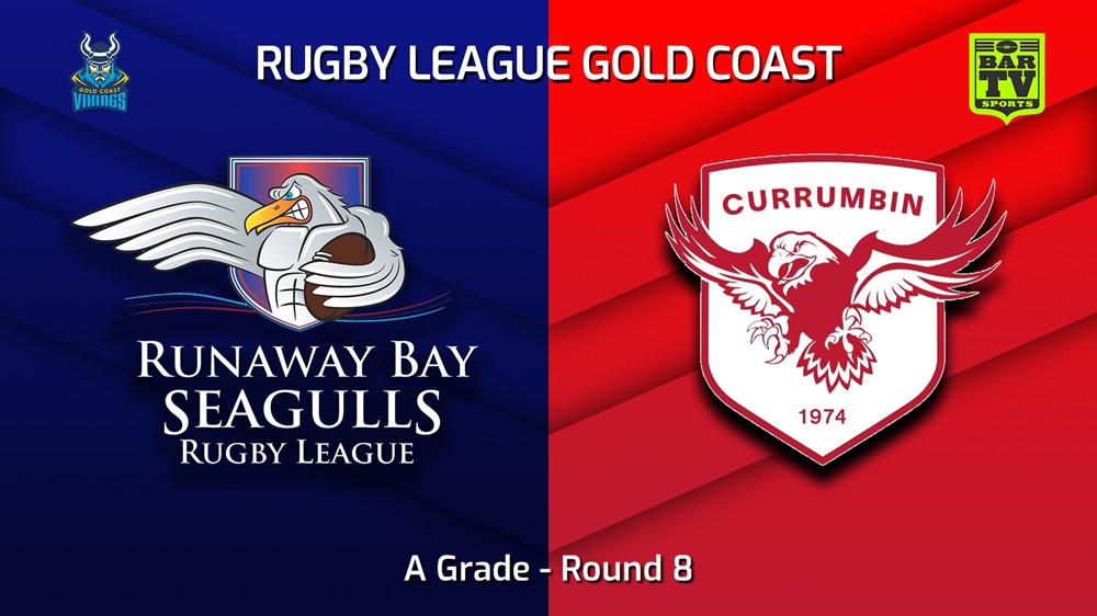 230618-Gold Coast Round 8 - A Grade - Runaway Bay Seagulls v Currumbin Eagles Slate Image