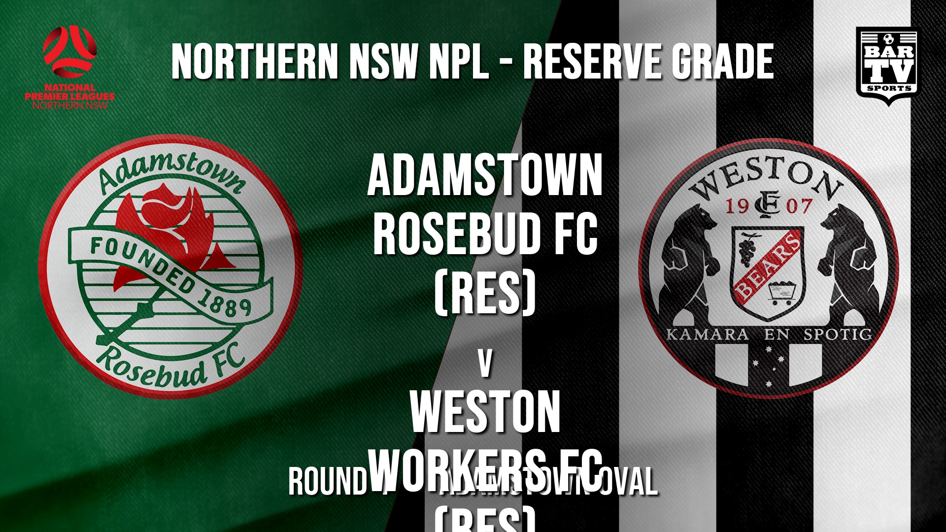 NPL NNSW RES Round 4 - Adamstown Rosebud FC (Res) v Weston Workers FC (Res) Slate Image