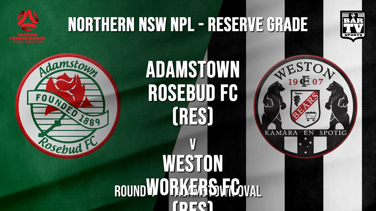 NPL NNSW RES Round 4 - Adamstown Rosebud FC (Res) v Weston Workers FC (Res) Minigame Slate Image