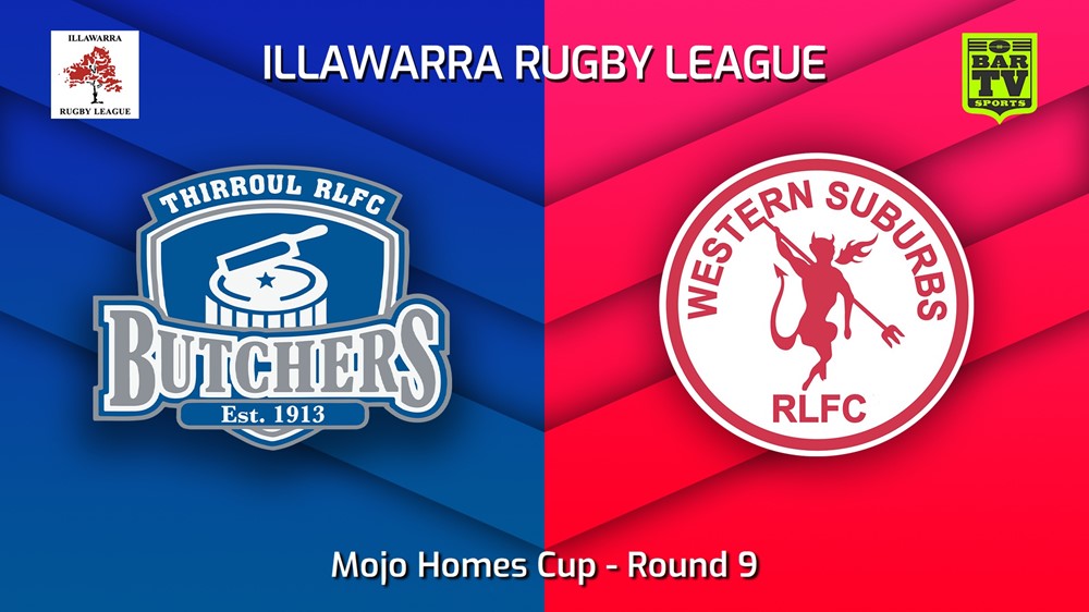 230701-Illawarra Round 9 - Mojo Homes Cup - Thirroul Butchers v Western Suburbs Devils Slate Image