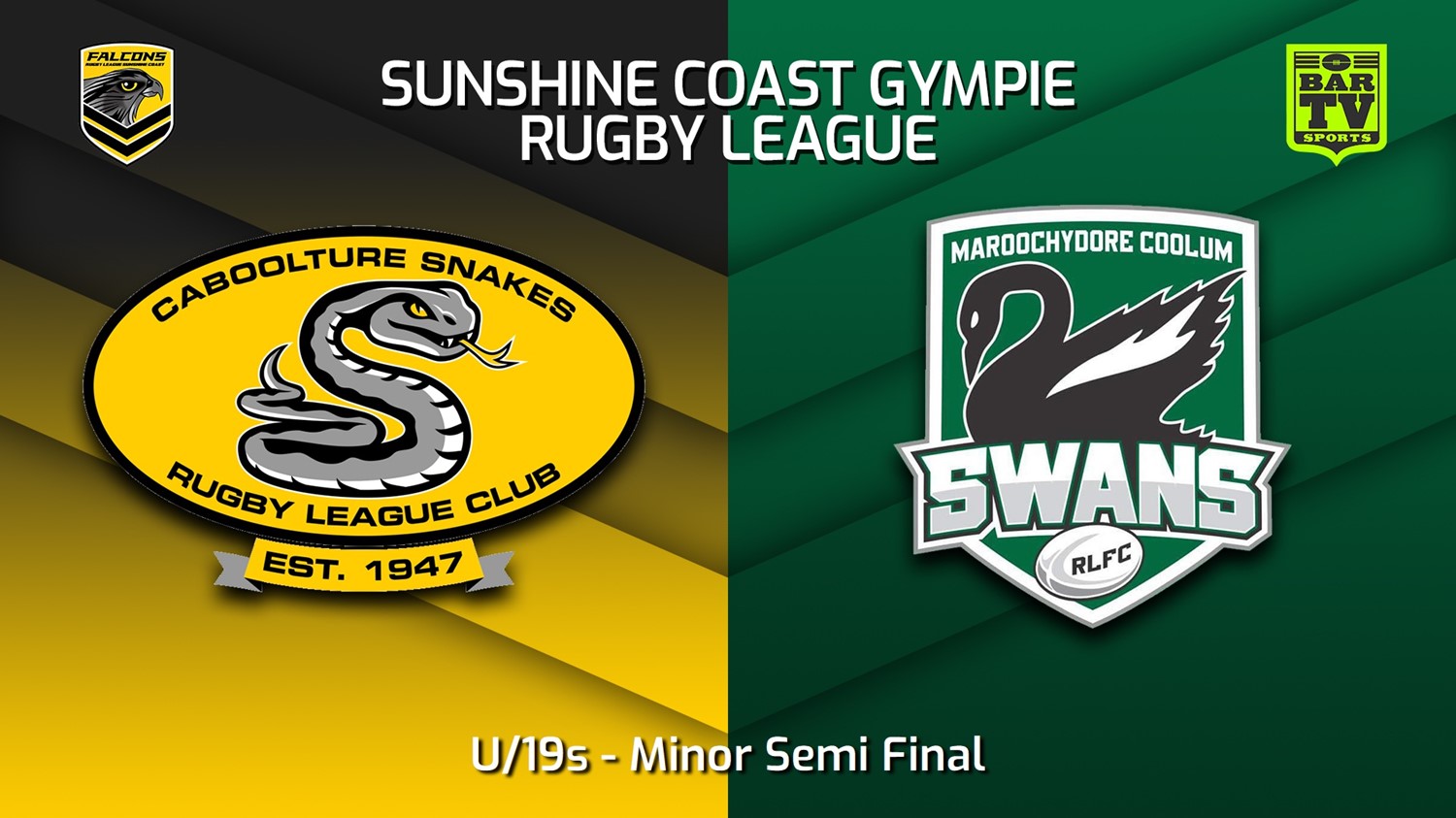 230826-Sunshine Coast RL Minor Semi Final - U/19s - Caboolture Snakes v Maroochydore Swans Slate Image