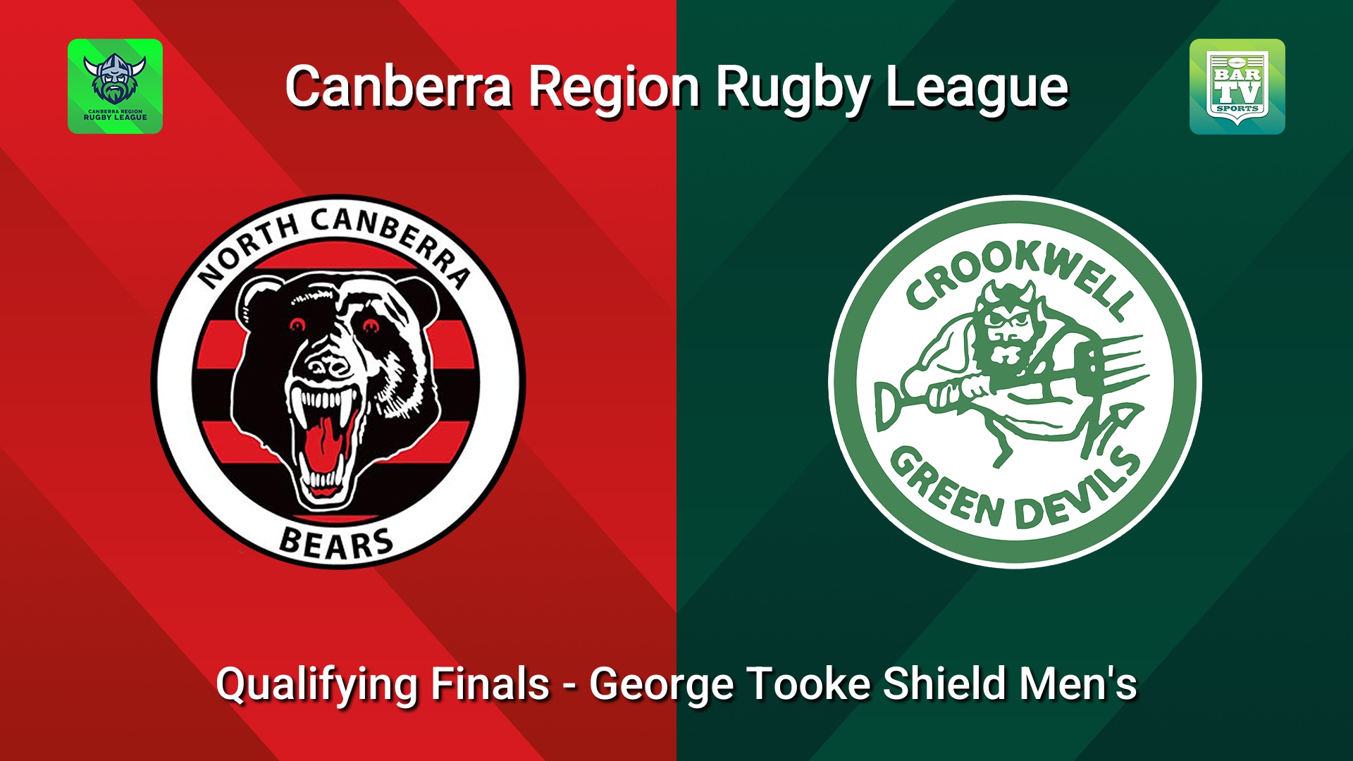 260822-video-Canberra Qualifying Finals - George Tooke Shield Men's - North Canberra Bears v Crookwell Green Devils Slate Image