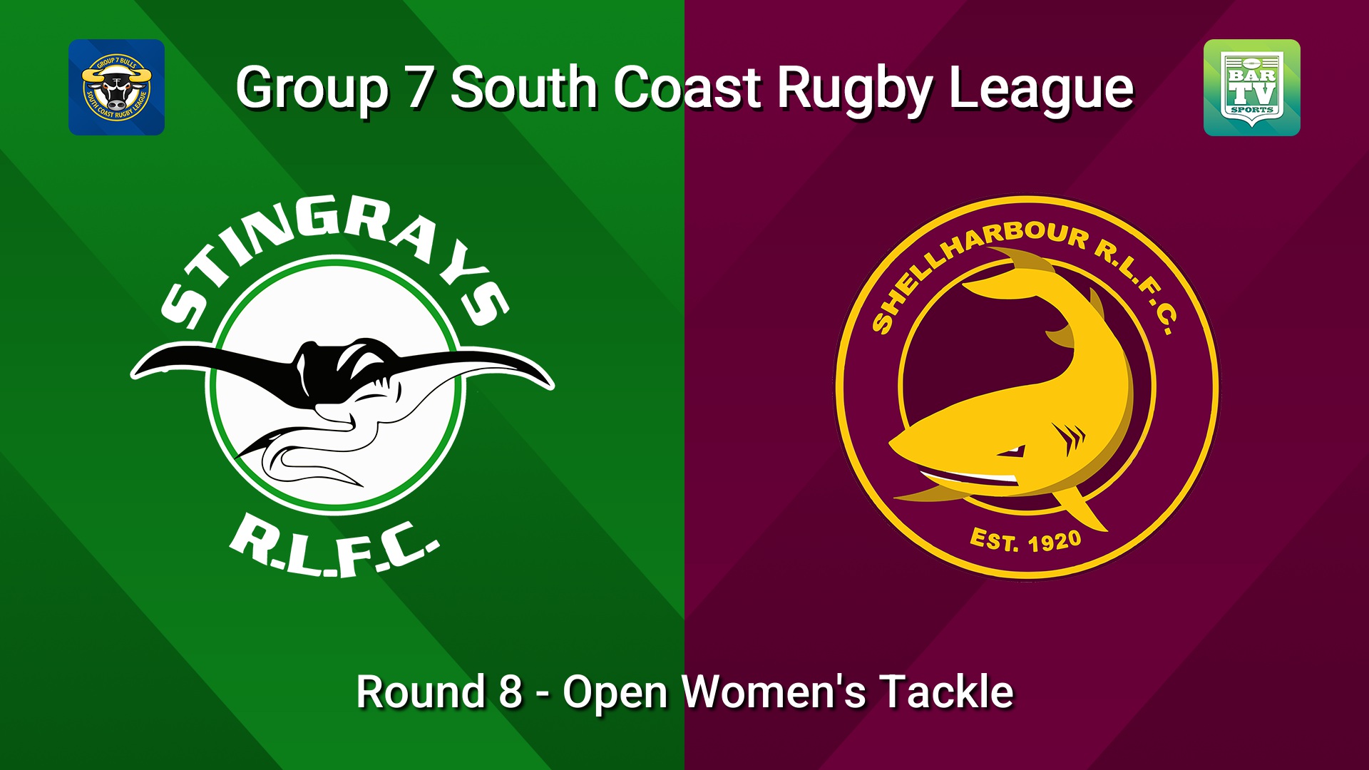 260705-video-South Coast Round 8 - Open Women's Tackle - Stingrays of Shellharbour v Shellharbour Sharks Slate Image