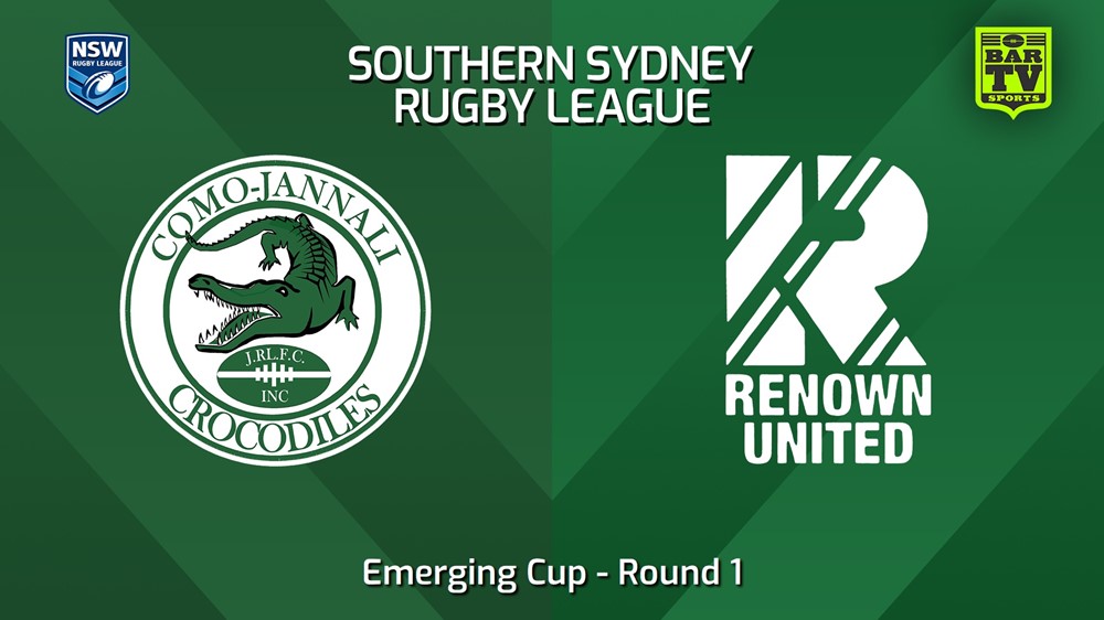 240413-S. Sydney Open Round 1 - Emerging Cup - Como Jannali Crocodiles v Renown United Slate Image