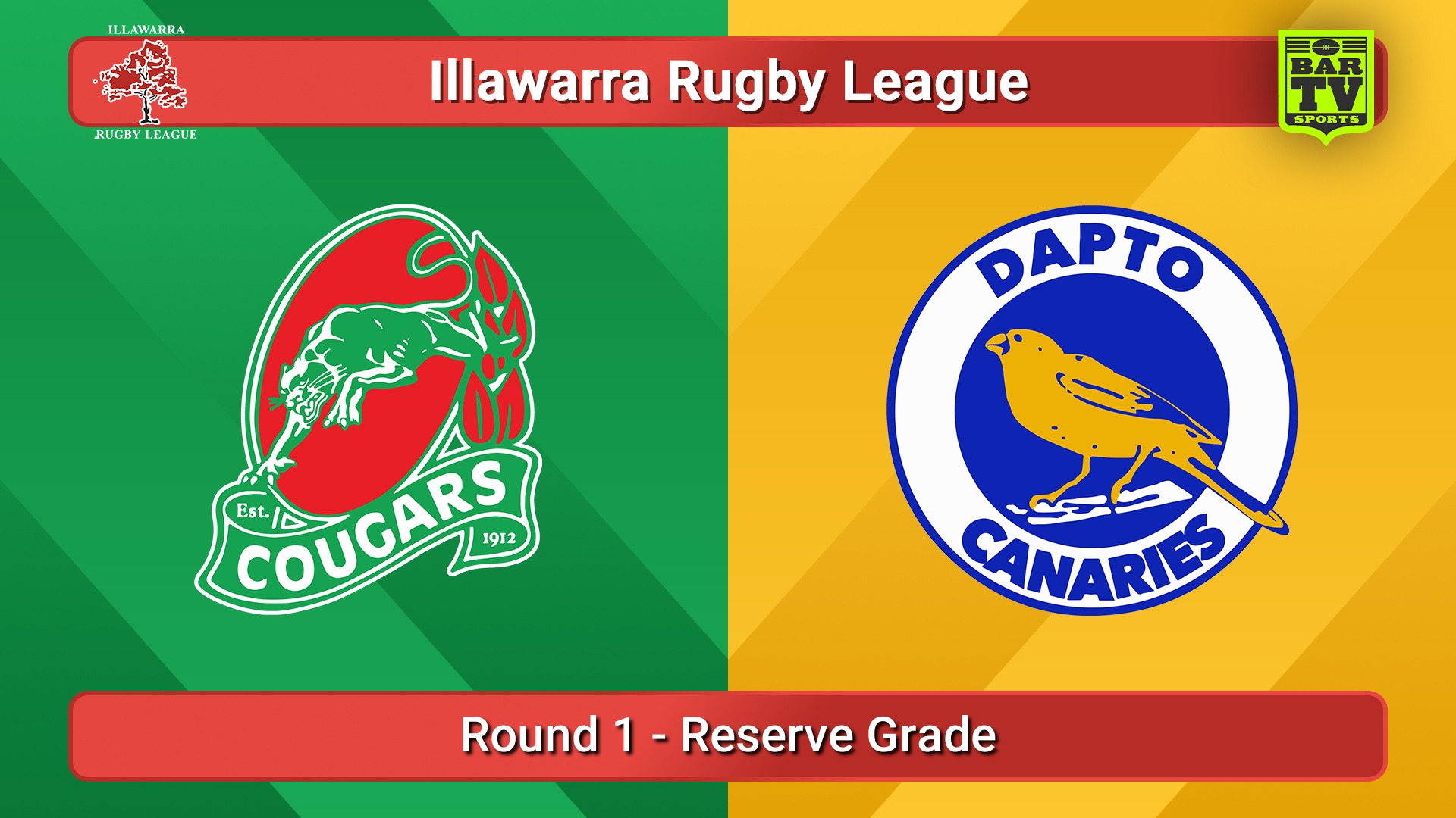 250426-video-Illawarra Round 1 - Reserve Grade - Corrimal Cougars v Dapto Canaries Slate Image