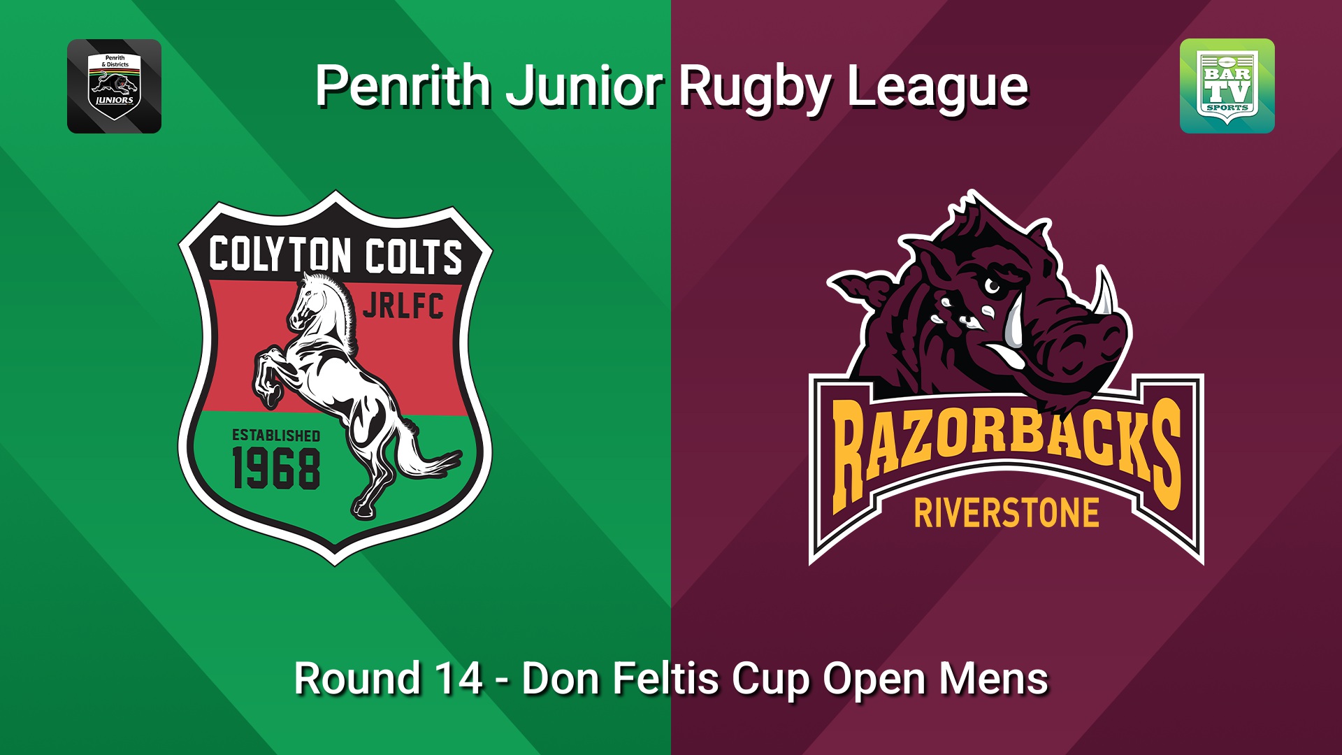 260809-video-Penrith & District Junior Rugby League Round 14 - Don Feltis Cup Open Mens - Colyton v Riverstone Slate Image