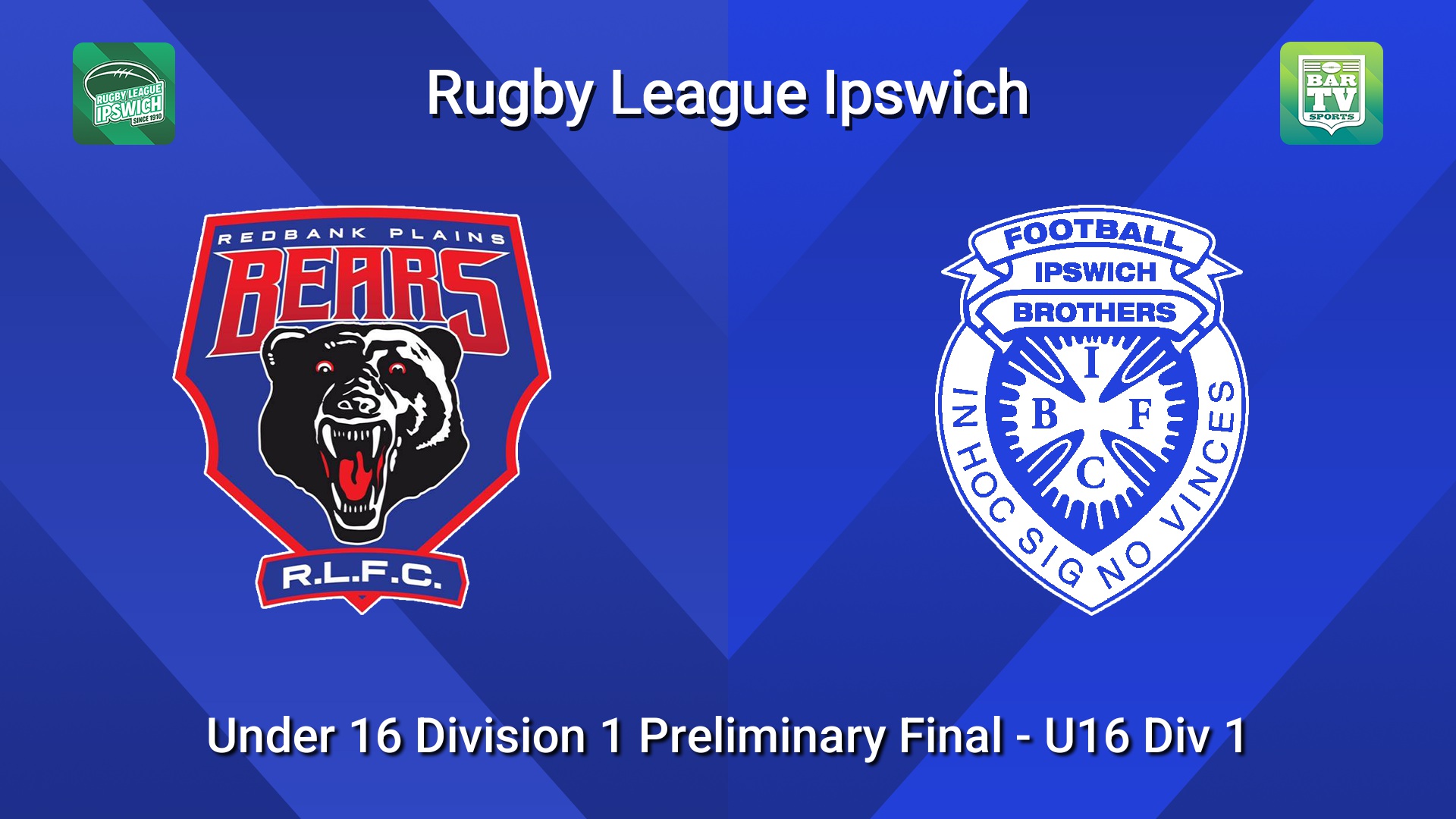 260829-video-Rugby League Ipswich Under 16 Division 1 Preliminary Final - U16 Div 1 - Redbank Plains Juniors v Brothers Ipswich Slate Image