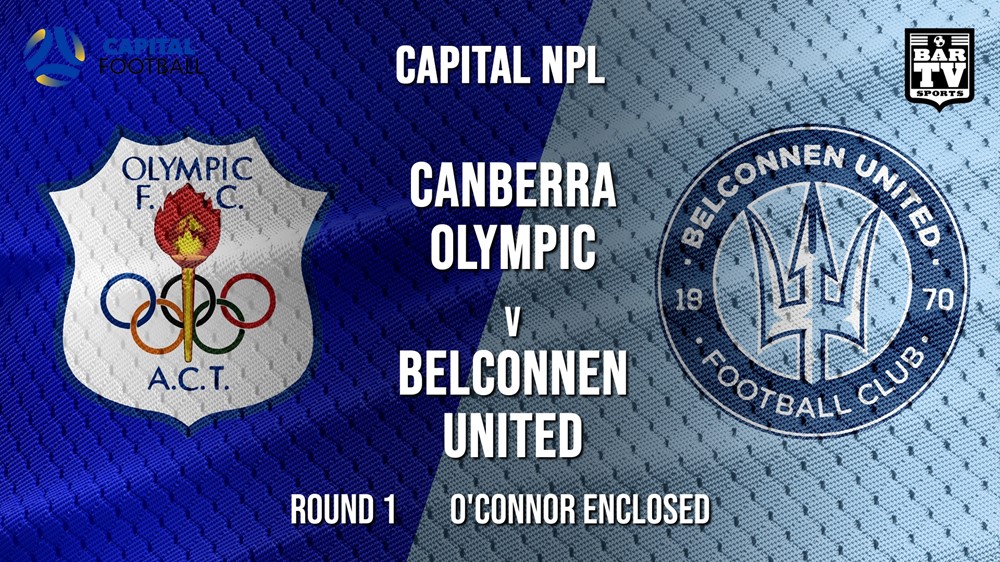 NPL - Capital Round 1 - Canberra Olympic FC v Belconnen United FC (1) Slate Image
