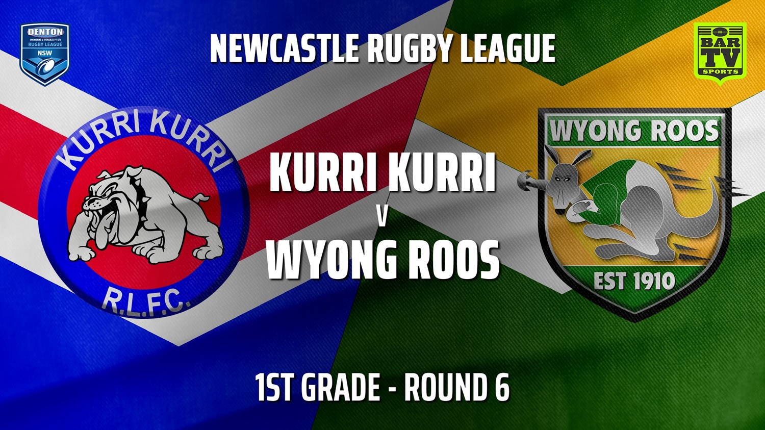210501-Newcastle Rugby League Round 6 - 1st Grade - Kurri Kurri Bulldogs v Wyong Roos Slate Image