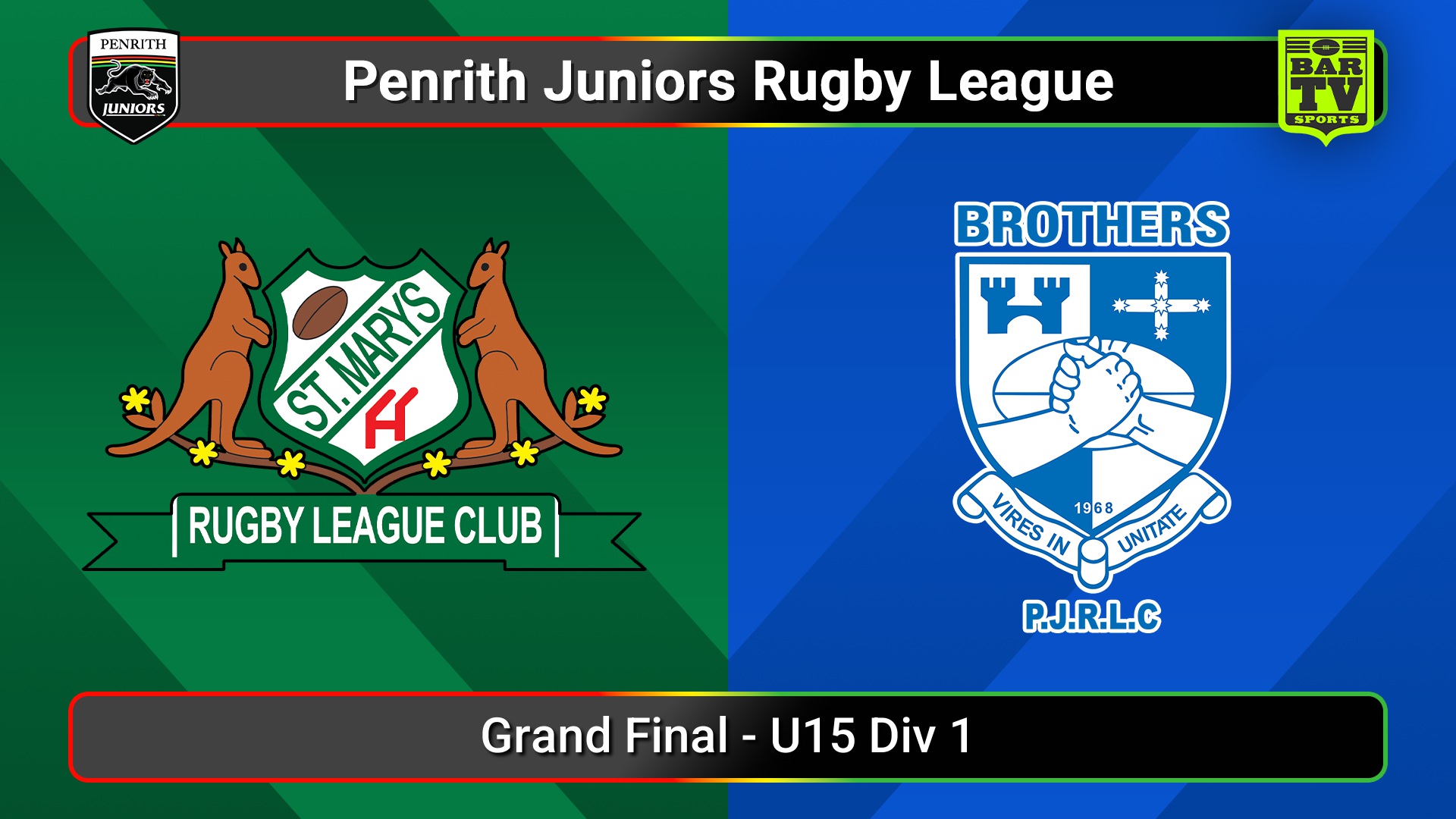 250913-video-Penrith & District Junior Rugby League Grand Final - U15 Div 1 - St Marys v Brothers Minigame Slate Image