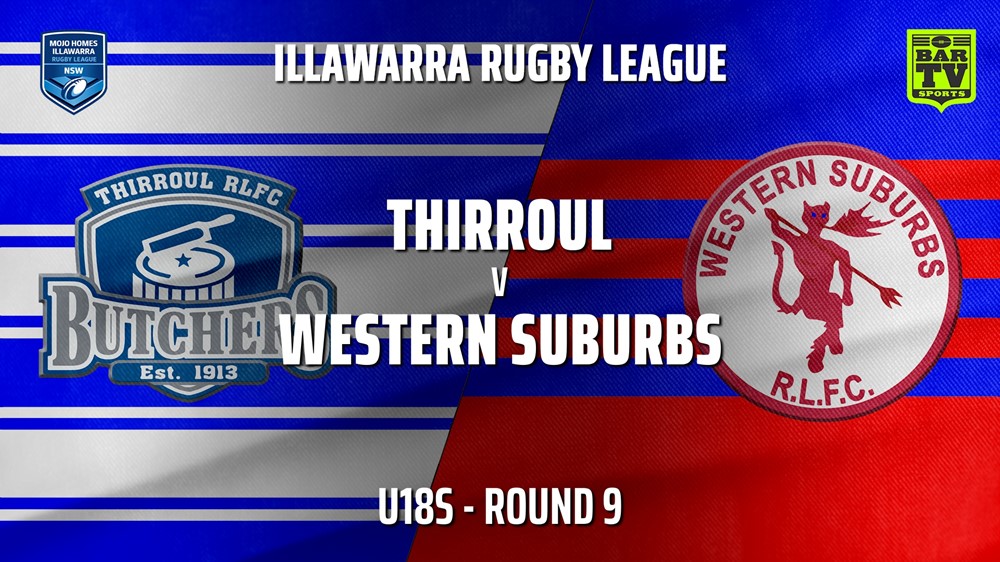 210619-Illawarra Round 9 - U18s - Thirroul Butchers v Western Suburbs Devils Slate Image