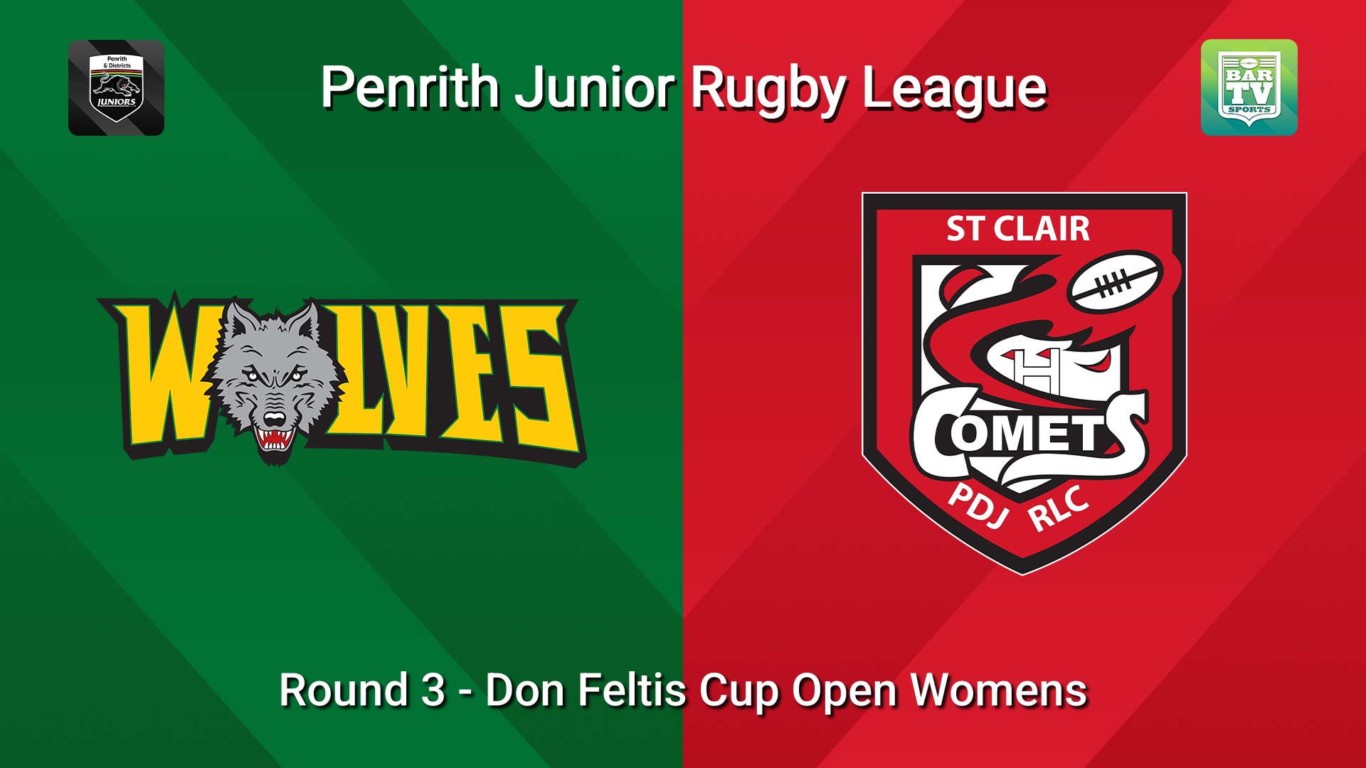 260503-video-Penrith & District Junior Rugby League Round 3 - Don Feltis Cup Open Womens - Windsor Wolves v St Clair Slate Image