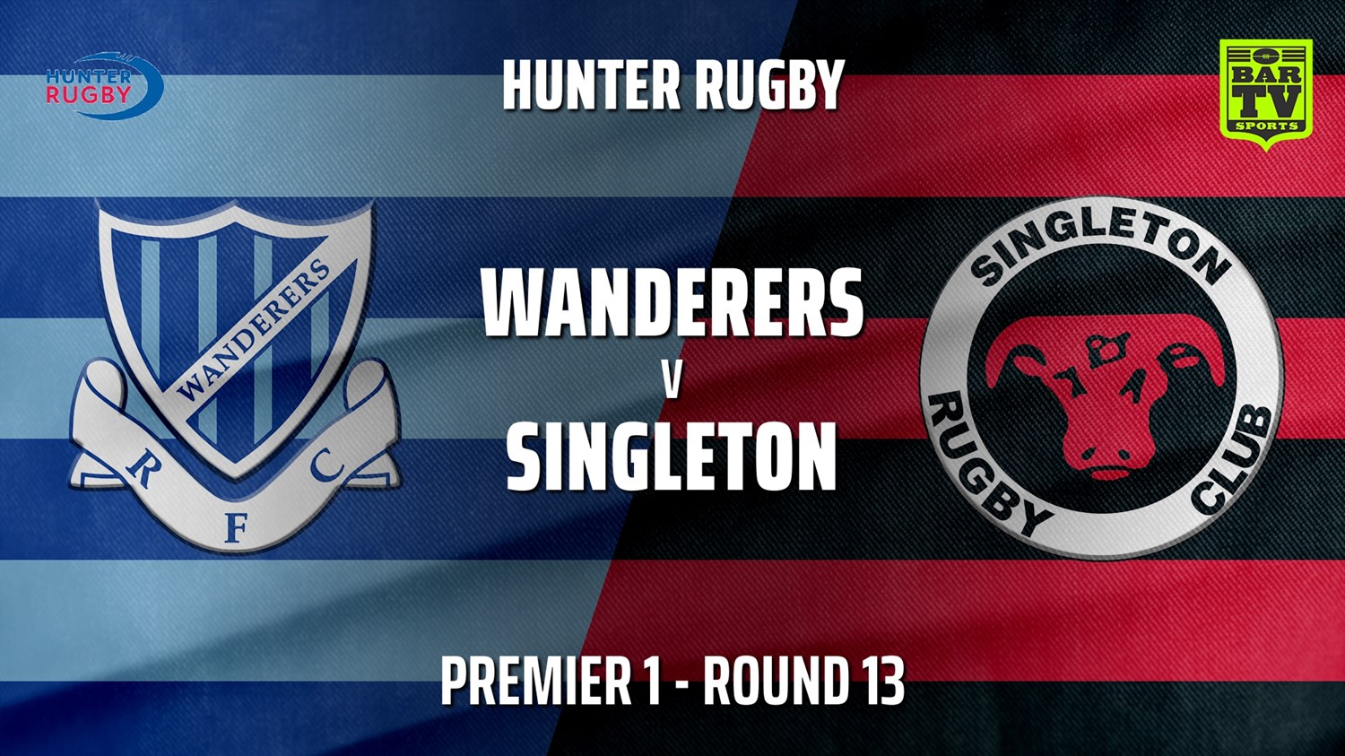 210717-Hunter Rugby Round 13 - Premier 1 - Wanderers v Singleton Bulls Minigame Slate Image